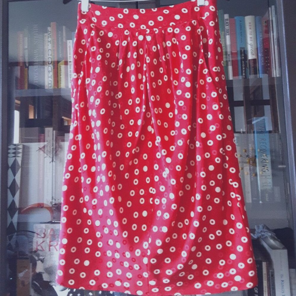 Bill Blass vintage red skirt size 4 or 6